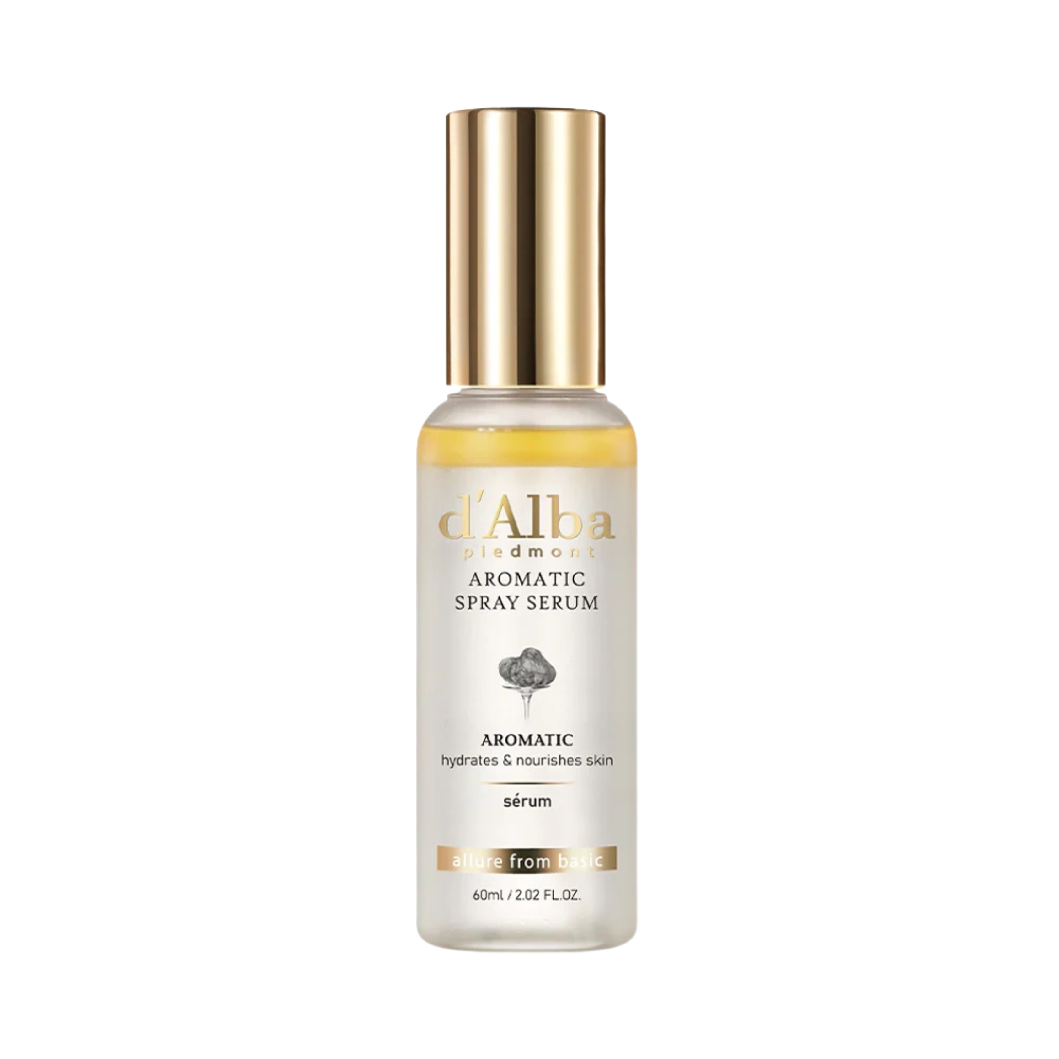D'ALBA White Truffle First Aromatic Spray Serum purškiamas veido serumas su baltųjų triufelių ekstraktu 60ml